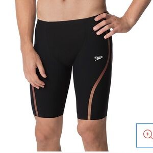 Speedo Men's Fastskin LZR Pure Intent Backstroke Edition Jammer Black Size 22